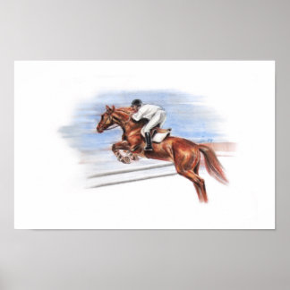 Affiches Cheval de saut