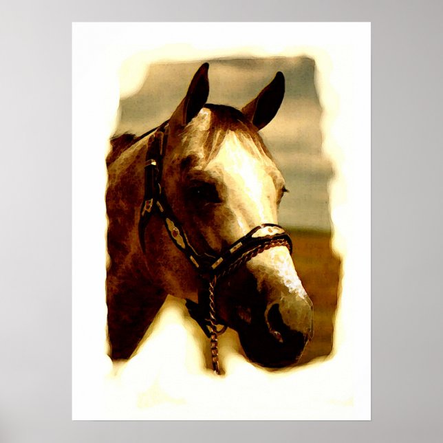 Affiches Cheval Portrait (Devant)