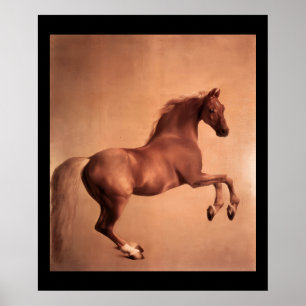AFFICHES CHEVAL ROUGE
