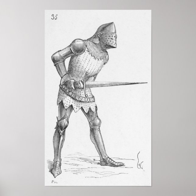 Affiches Chevalier français (Devant)