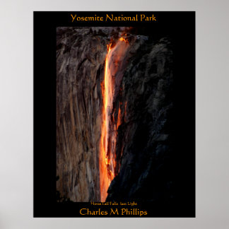 Affiches ChevalTail Falls Dernier Lumière