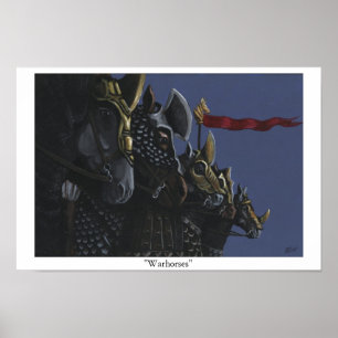 Affiches Chevaux de guerre