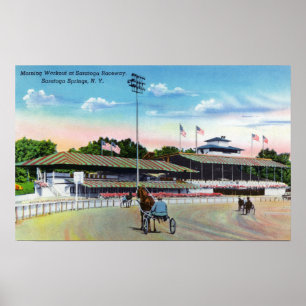 Affiches Chevaux obtenant une séance d'entraînement de