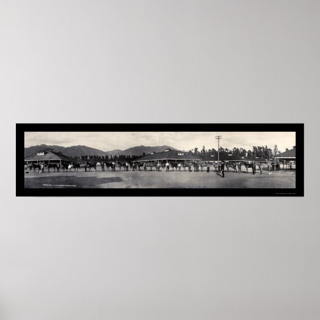 Affiches Chevaux Père Noël Anita Photo 1908 (Devant)