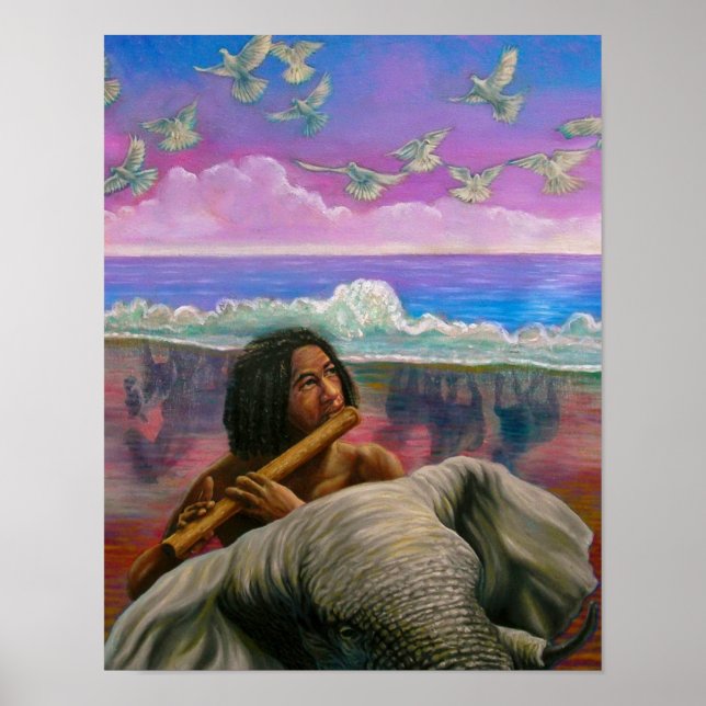 AFFICHES "CHEVAUX SAUVAGES" (Devant)