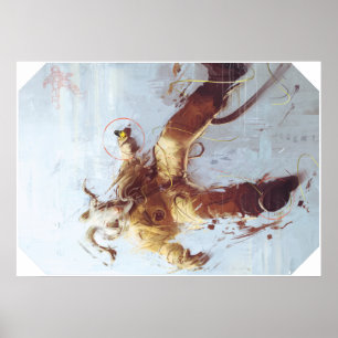 Affiches Chèvre spatiale