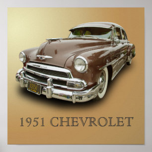 AFFICHES CHEVROLET 1951