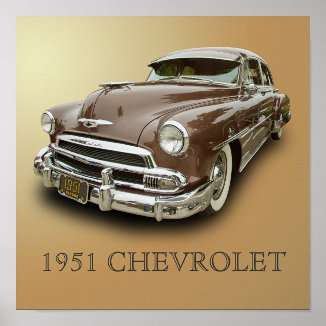 AFFICHES CHEVROLET 1951 (Devant)