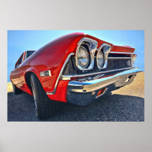 Affiches Chevrolet 1968 Chevelle solides solubles 396