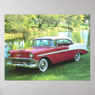 Affiches Chevrolet Bel-Air 1956