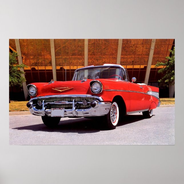 Affiches Chevrolet Bel-Air Convertible 1957 (Devant)