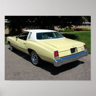 Affiches Chevrolet/Chevy Monte Carlo 1977
