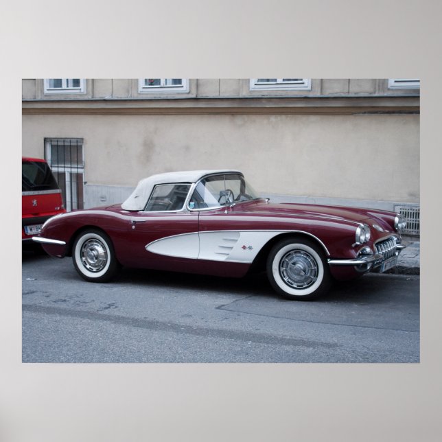 Affiches Chevrolet Corvette (Devant)