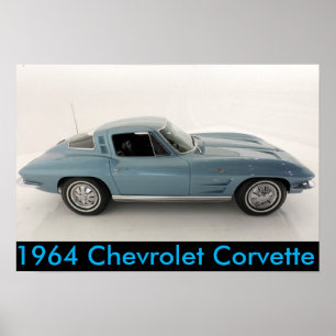 Affiches Chevrolet Corvette 1964