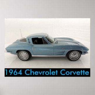 Affiches Chevrolet Corvette 1964