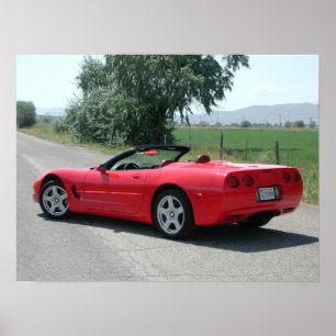 Affiches Chevrolet Corvette Convertible C5