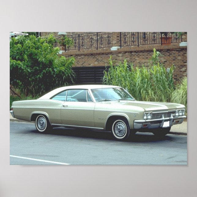 Affiches Chevrolet Impala Super Sport 1966 (Devant)