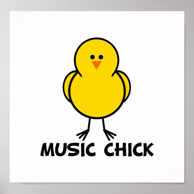 Affiches Chic de musique (Devant)