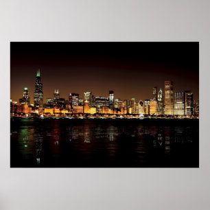 Affiches Chicago Skyline
