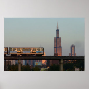 Affiches Chicago Skyline