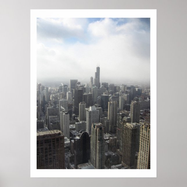 Affiches Chicago Skyline (Devant)