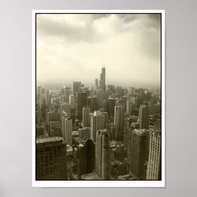 Affiches Chicago Skyline (Devant)