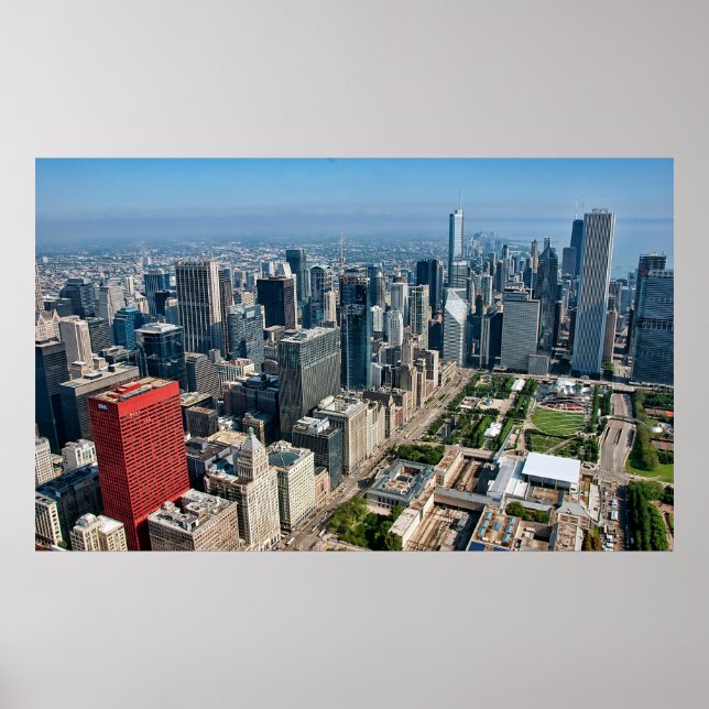 Affiches Chicago Skyline (Devant)
