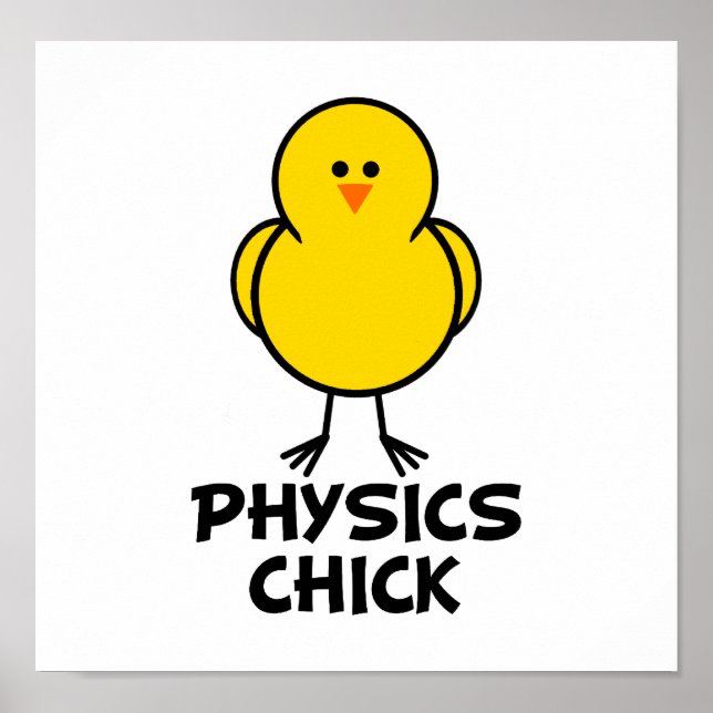Affiches Chick en physique (Devant)