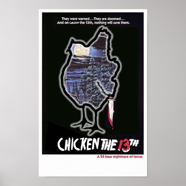 AFFICHES CHICKEN THE 13TH (Devant)