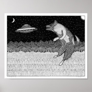 Affiches Chien de disque de vol
