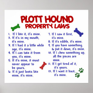 AFFICHES CHIEN DE PLOTT PL2