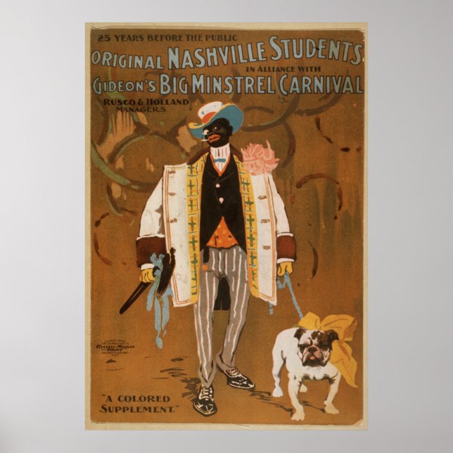 Affiches Chien taureau de Nashville (Devant)