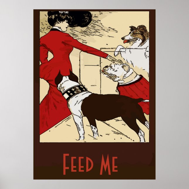 Affiches Chiens vintages (Devant)