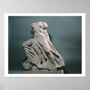 Affiches Chiffre de nymphe, acroterion du temple de Phigal