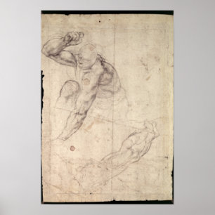 Affiches Chiffre masculin étude