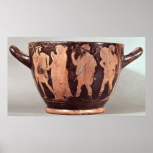 Affiches Chiffre rouge skyphos de grenier