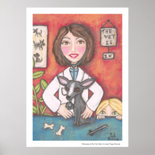 Affiches Chihuahua Chig À La Clinique Vétérinaire