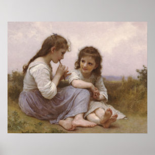 Affiches Childhood Idyll by Bouguereau