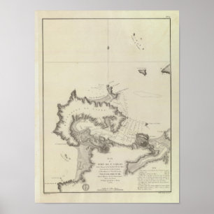 Affiches Chile Atlas Map