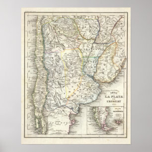 Affiches Chili, Argentine, Amérique du Sud