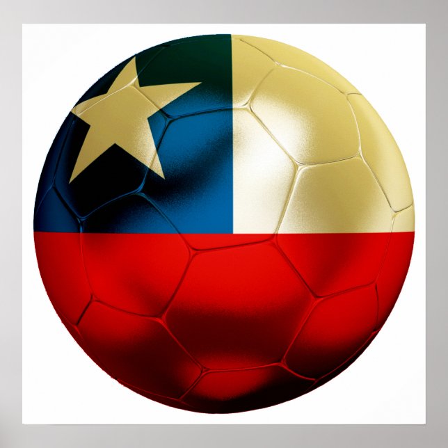 Affiches Chili Football (Devant)