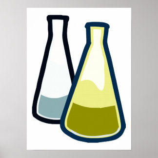 Affiches Chimie Beakers