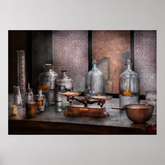 Affiches Chimiste - L'art de la mesure (Devant)