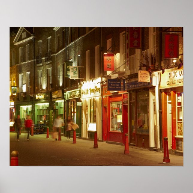 Affiches Chinatown, Soho, Londres, Angleterre, Royaume-Uni (Devant)