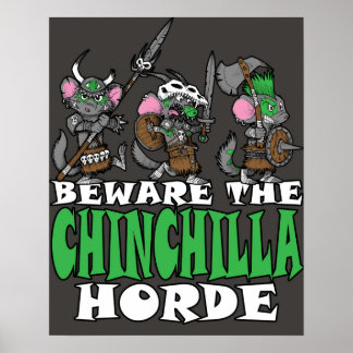 Affiches Chinchilla Horde