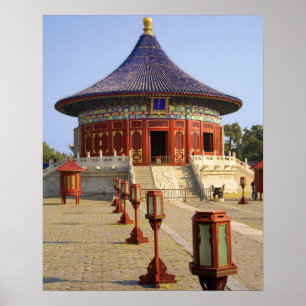 Affiches Chine, Pékin, Parc Tian Tan, Temple du Ciel,