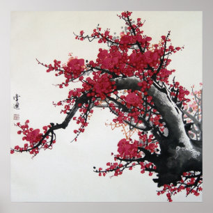 Affiches Chinese Cherry Blossom
