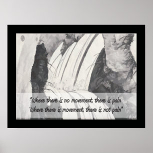 Affiches Chinois traditionnel dire douleur