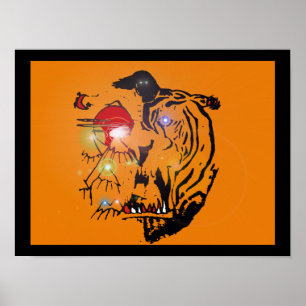 Affiches chiot rouge "Robert's Tiger"
