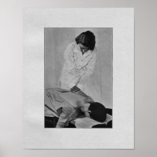 Affiches Chiropractic Spinal Adjustment Vintage Print